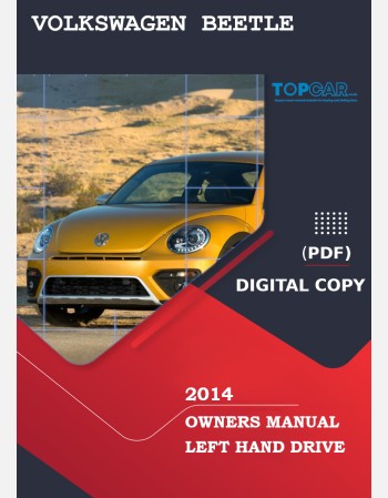 volkswagen beetle 2014 owners manual